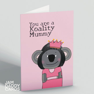 Best Mummy Koala Birthday Card