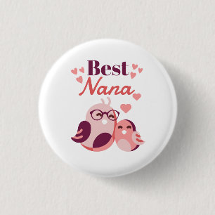 Best Nana 1 Inch Round Button