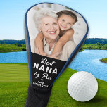 BEST NANA BY PAR Custom Photo Modern Golfer Golf Head Cover<br><div class="desc">Best Nana By Par ... Two of your favourite things, golf and your grandkids ! Now you can take them with you as you play 18 holes . Introducing the perfect gift for the golf-loving mom or grandma in your life: a personalized golf head cover with a modern twist! This...</div>