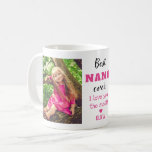 Best Nana Ever Love You Most Grandkid 2 Photo  Coffee Mug<br><div class="desc">Express how much you love your grandma with affection. A photo mug with grandmother and grandkid pictures will fill her heart with happiness.</div>