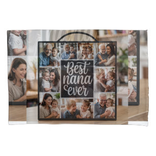 Best Nana Ever Personalized Photo Pillowcase – Cus