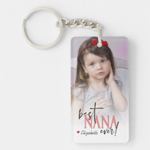 Best Nana Ever Photo Keychain