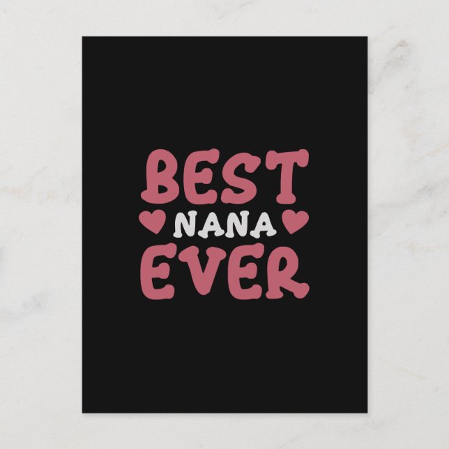 best nana ever postcard (Front)