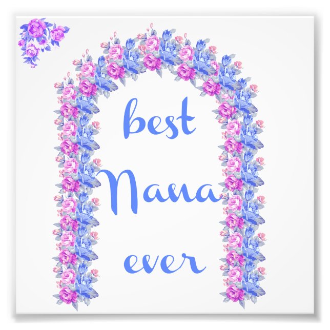 best nana ever - print (Front)