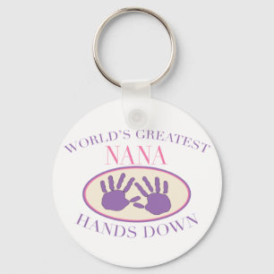 Best Nana Hands Down T-shirt Keychain