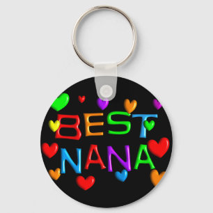 Best Nana T-Shirts & Gifts Keychain