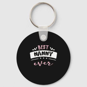 Best Nanny Ever Gift Idea Keychain