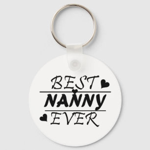 Best Nanny Ever Keychain