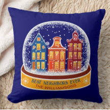Best Neighbours Ever Houses Snowglobe Christmas