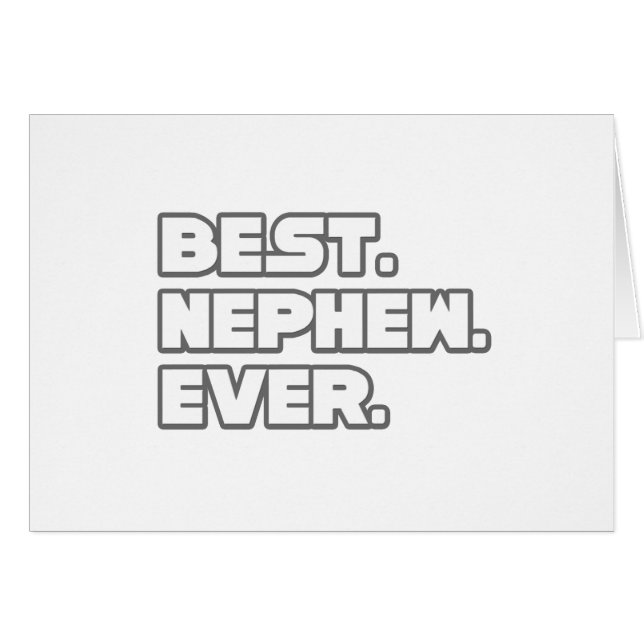 Best Nephew Ever (Front Horizontal)