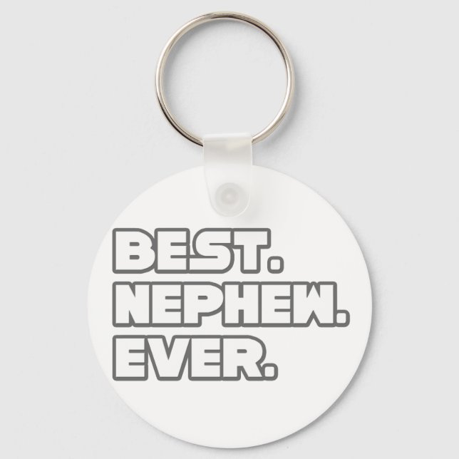 Best Nephew Ever Keychain (Front)