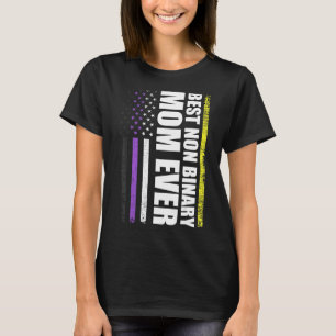 Best Non Binary Mom Ever Lgbt Gay Pride T-Shirt