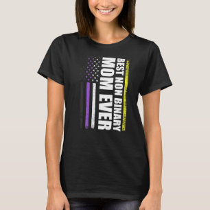 Best Non Binary Mom Ever Lgbt Gay Pride   T-Shirt