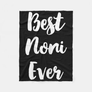 Best Noni Ever Family Cute Fleece Blanket
