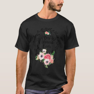 Best Nonna Ever Floral Decoration Grandma T-Shirt