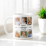 Best Nonna Ever - Grandchildren Photo Collage Coffee Mug<br><div class="desc">Celebrate the "Best Nonna Ever" with this personalized Grandchildren Photo Collage Coffee Mug. This heartfelt gift features a lovingly arranged collage of cherished photos capturing special moments, complemented by a heartfelt message. Crafted from high-quality ceramic, it is both microwave and dishwasher safe for convenience and durability. This meaningful keepsake is...</div>