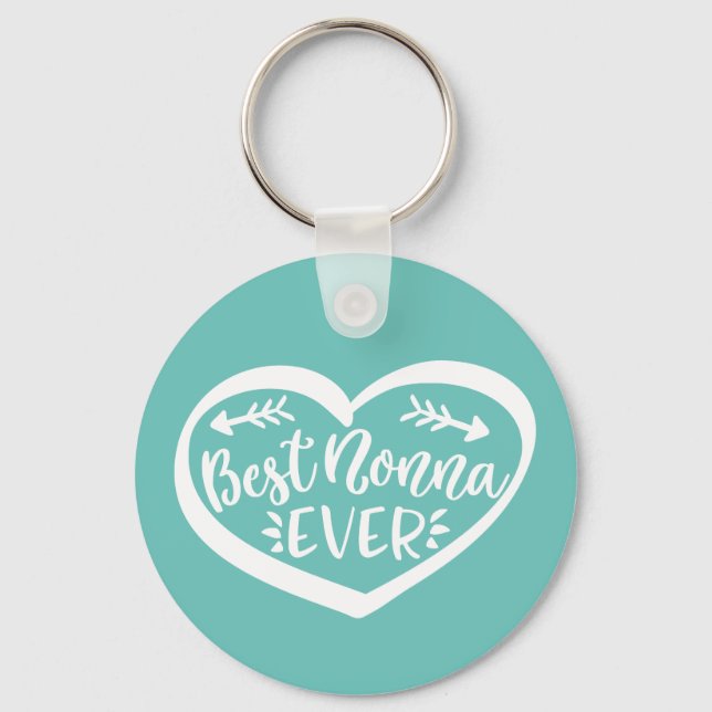 Best Nonna Ever Keychain (Front)