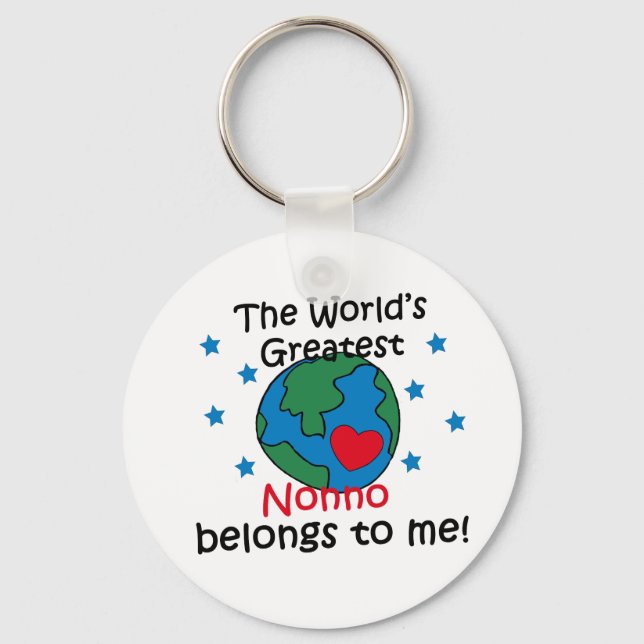 Best Nonno Belongs to me Keychain (Front)