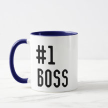 best number one boss mug custom gift for boss