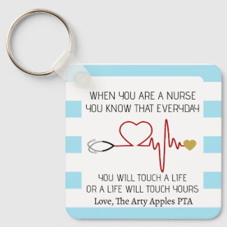 best Nurse appreciation tag Keychain