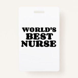 BEST NURSE BADGE