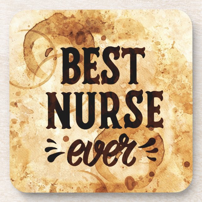 Best Nurse  Coaster (Front)