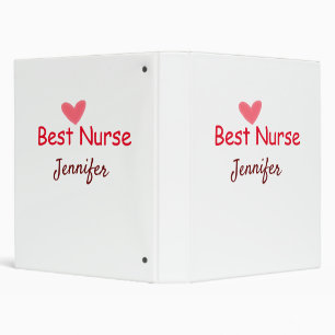 Best nurse ever add name text hospital medical sta binder