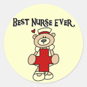 Best Nurse Ever T-shirts and Gifts Classic Round Sticker