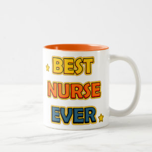 Best Nurse ever Two-Tone Coffee Mug