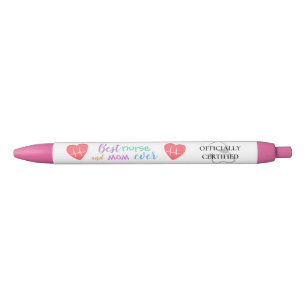 Best Nurse Mother's Day Officially Certified Black Ink Pen