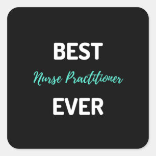 Best Nurse Practitioner Square Sticker