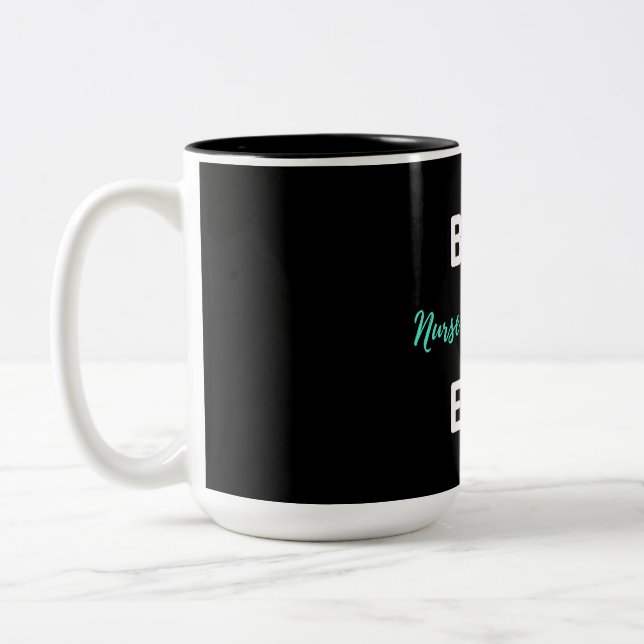 Best Nurse Practitioner Two-Tone Coffee Mug (Left)