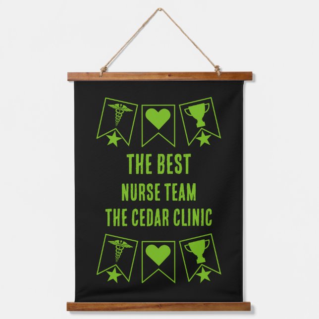 Best Nurse Team Hanging Tapestry (Front)