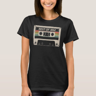 Best Of 1952 70th Birthday Cassette Tape 70 Year T-Shirt