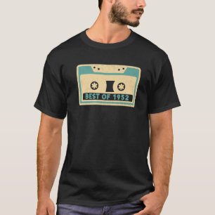 Best Of 1952 S Cassette Tape Player Vintage Retro T-Shirt