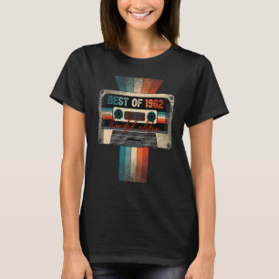 Best Of 1962 Cassette Tape 60 Birthday  60 Year Ol T-Shirt