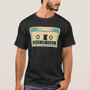Best Of 1962 S Cassette Tape Player Vintage Retro T-Shirt