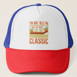Best of 1973 50 Year Old Gifts Men BDay 50th Birth Trucker Hat
