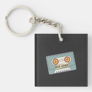 best of 1983-cassette tape with the best of 1983. keychain