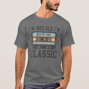 Best Of 1987 36Th Birthday Gifts Men Bday 36 Birth T-Shirt