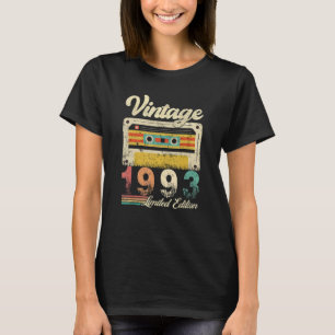 Best Of 1993 29 Years Old Cassette Vintage 29 Th B T-Shirt