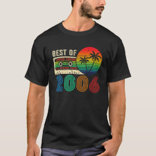 Best Of 2006 16Th Birthday Vintage Cassette Limite T-Shirt
