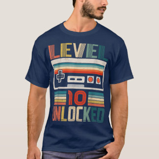 Best Of 2012 Unlocked Level 10 Birthday Gift Vinta T-Shirt