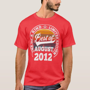 Best Of August 2012 10th Birthday Gift For 10 Year T-Shirt