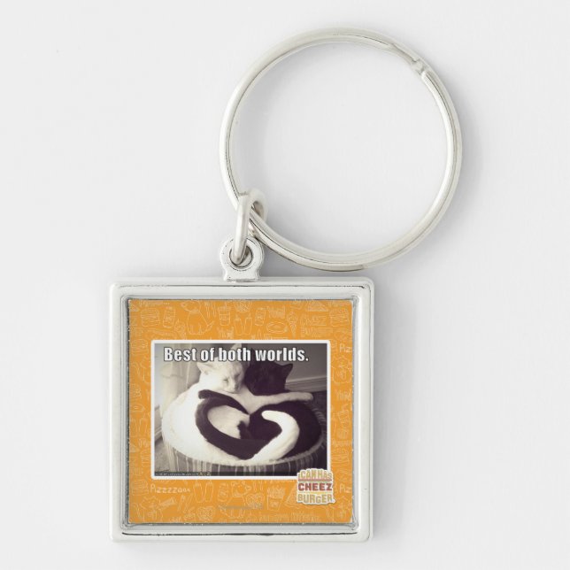Best of both worlds. keychain (Front)