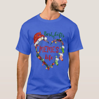Best of Gifts in Meme 's Life Heart Christmas ligh T-Shirt
