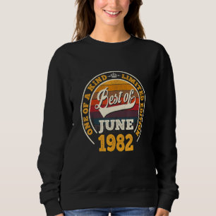 Best Of June 1982 40th Birthday For 40 Years Old Sweatshirt