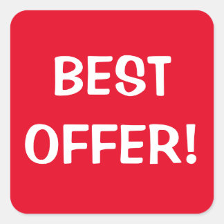 BEST OFFER! SQUARE STICKER