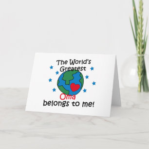 Best Oma Belongs to me Card