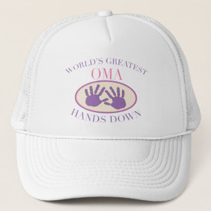 Best Oma Hands Down T-shirt Trucker Hat